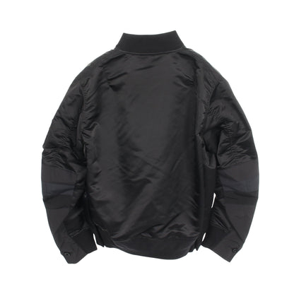 切替 ナイロンジャケット ボンバージャケット ナイロン ブラック サカイ アウター sacai