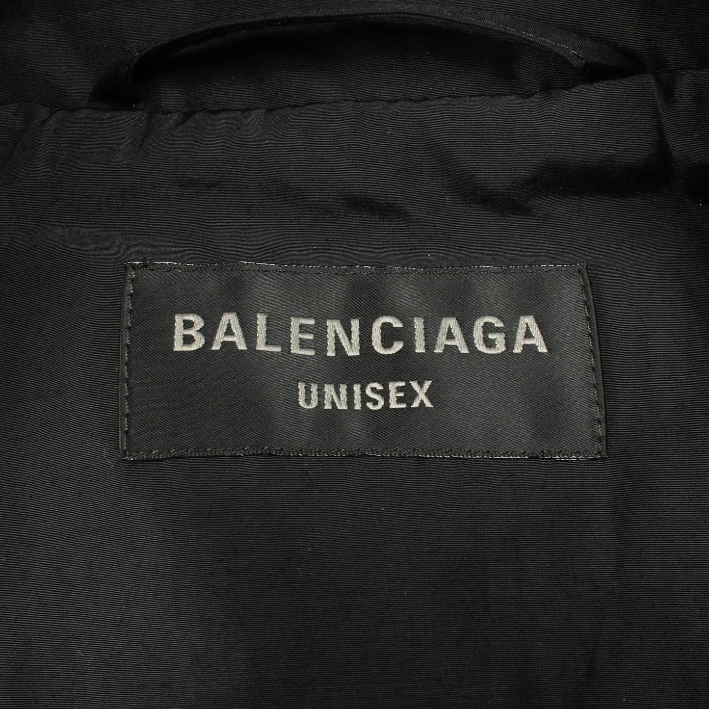 TAPE TYPE バックロゴ ジャケット コットン ナイロン ブラック バレンシアガ アウター BALENCIAGA