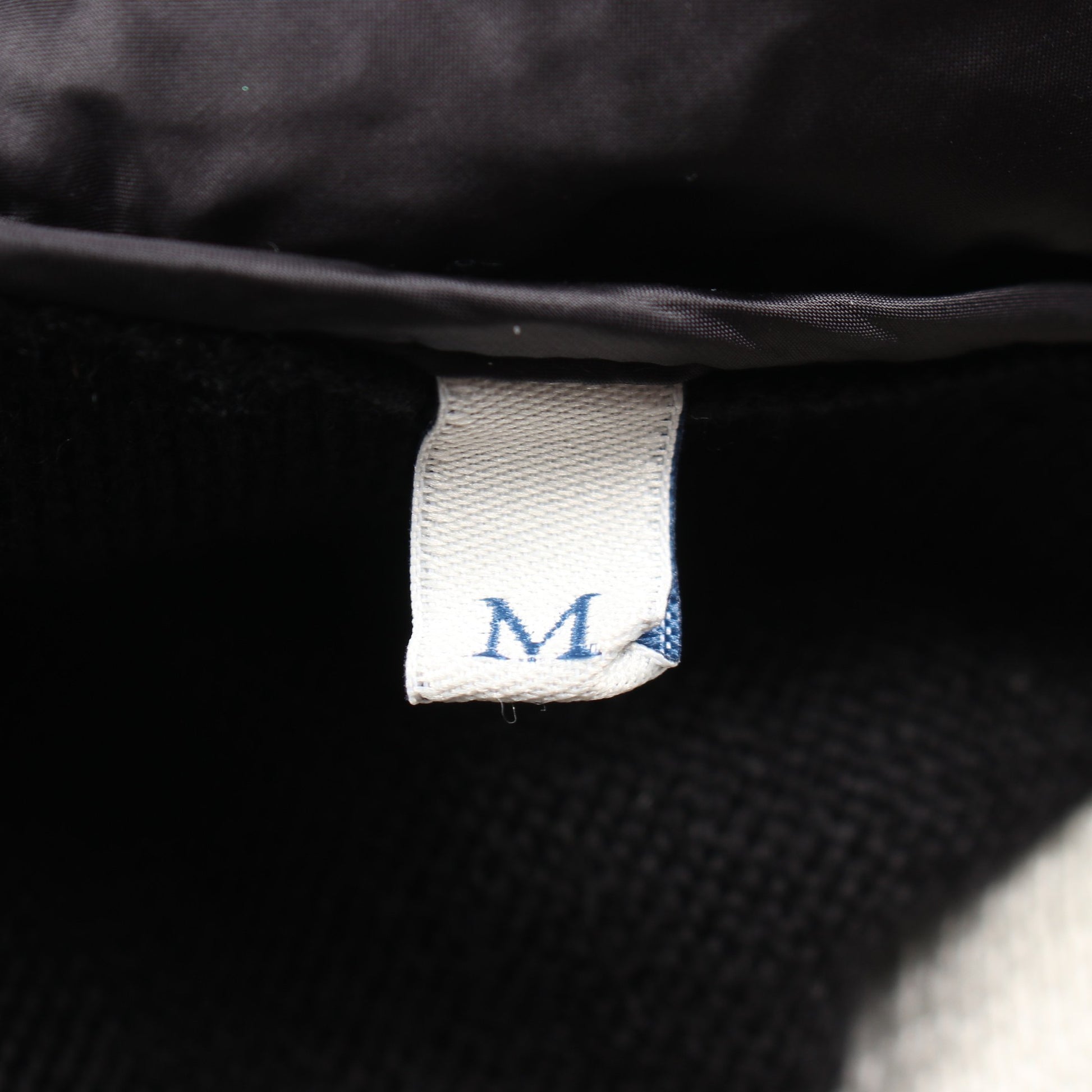 CARDIGAN TRICOT ニット切替 フード付き ダウンジャケット ウール ナイロン コットン ブラック モンクレール アウター MONCLER