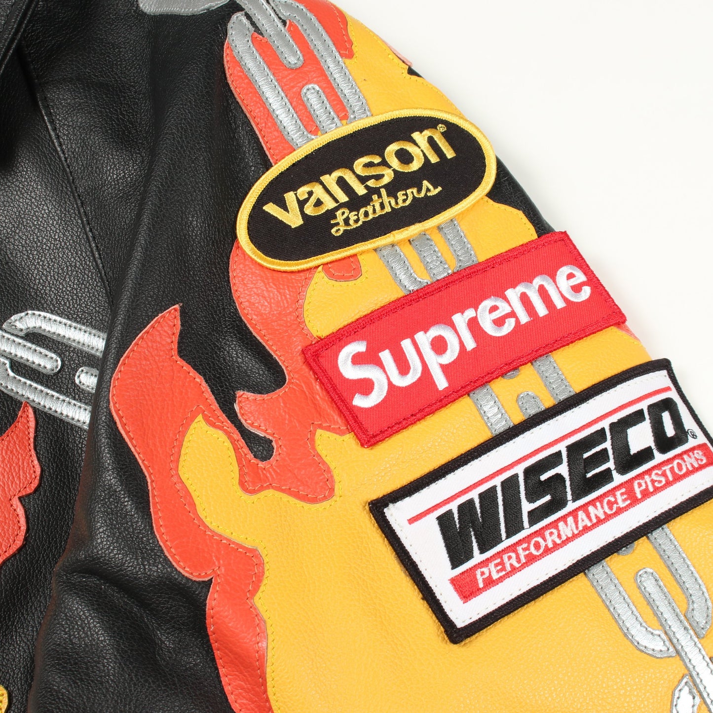 Supreme × Vanson Leathers Ghost rider レザージャケット レザー ブラック マルチカラー シュプリーム アウター Supreme