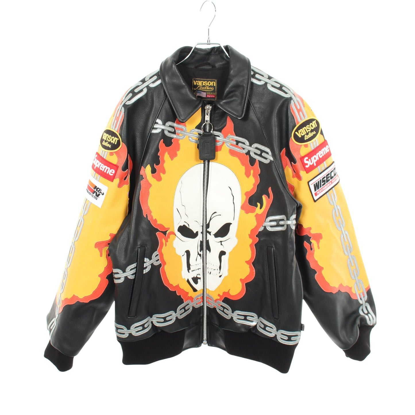 Supreme × Vanson Leathers Ghost rider レザージャケット レザー ブラック マルチカラー シュプリーム アウター Supreme