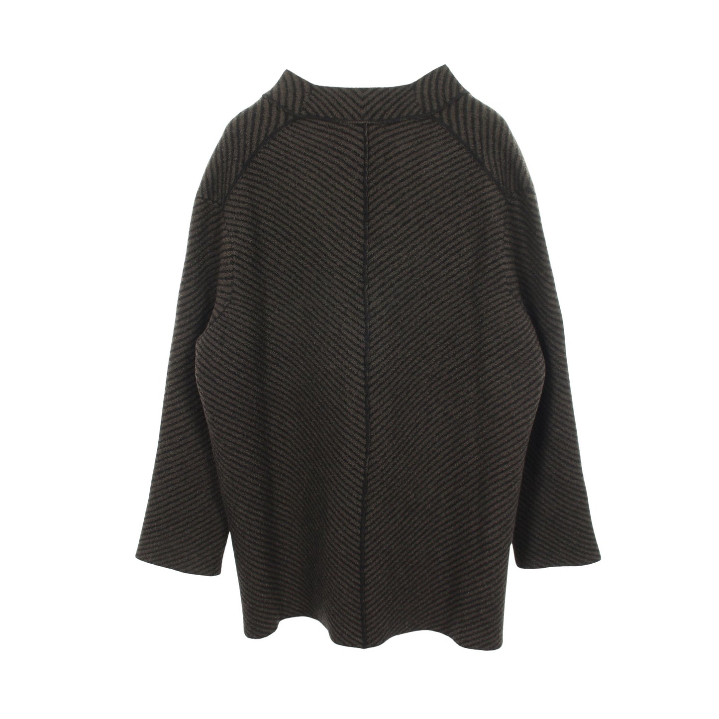 ロング カーディガン ウール ダークグリーン ブラック ジルサンダー トップス JIL SANDER