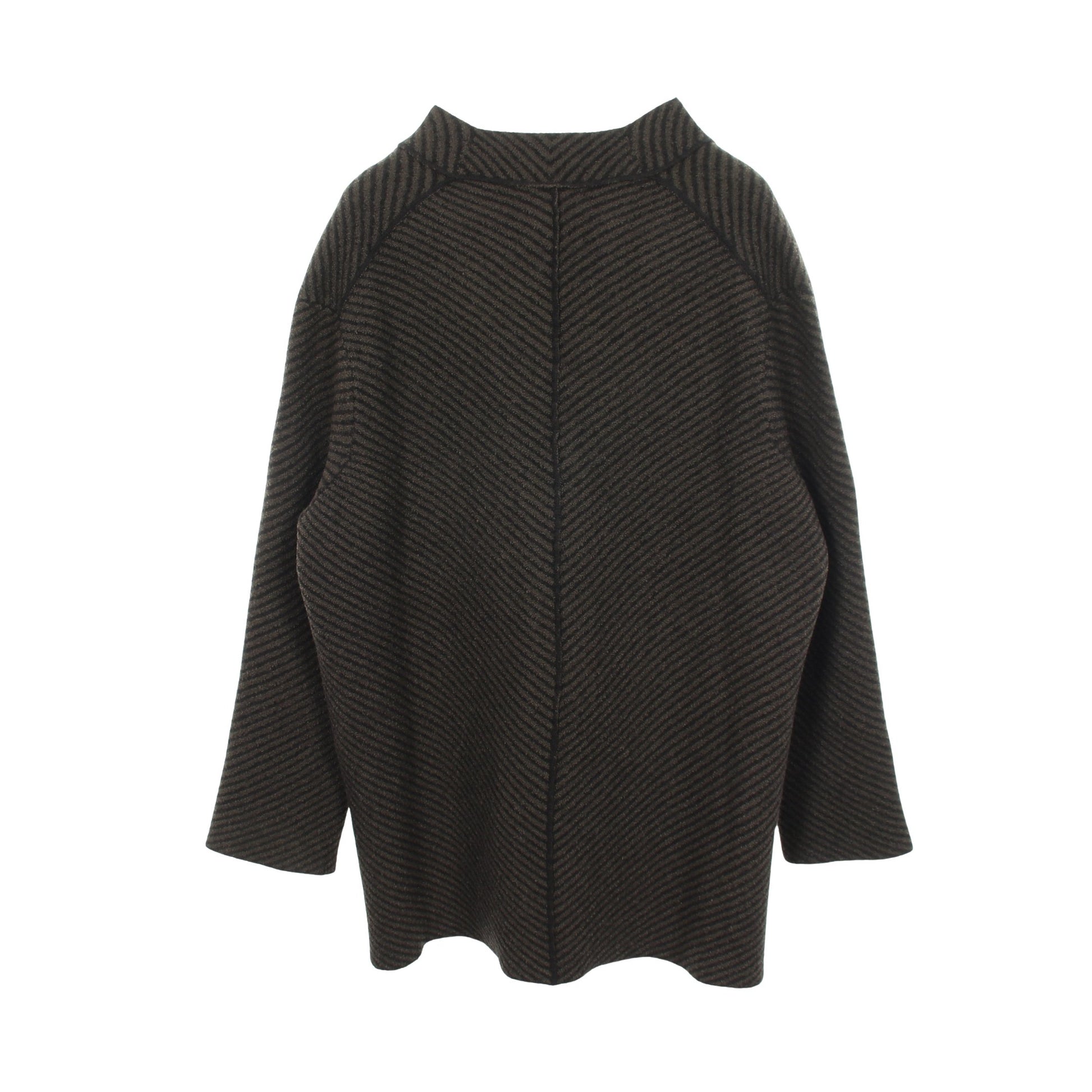 ロング カーディガン ウール ダークグリーン ブラック ジルサンダー トップス JIL SANDER