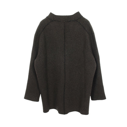 ロング カーディガン ウール ダークグリーン ブラック ジルサンダー トップス JIL SANDER