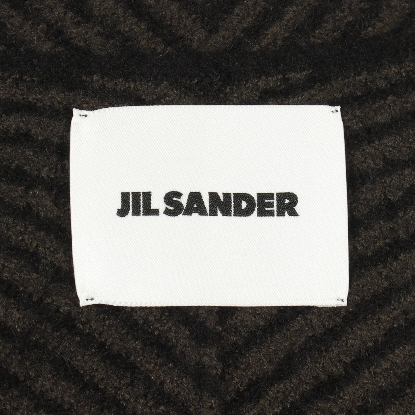 ロング カーディガン ウール ダークグリーン ブラック ジルサンダー トップス JIL SANDER