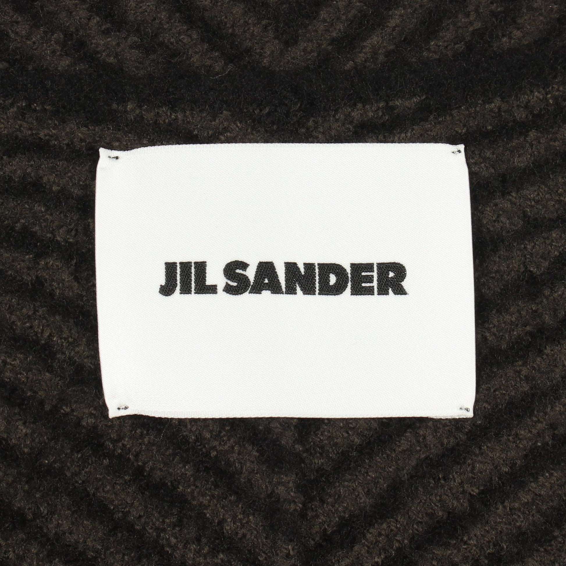 ロング カーディガン ウール ダークグリーン ブラック ジルサンダー トップス JIL SANDER