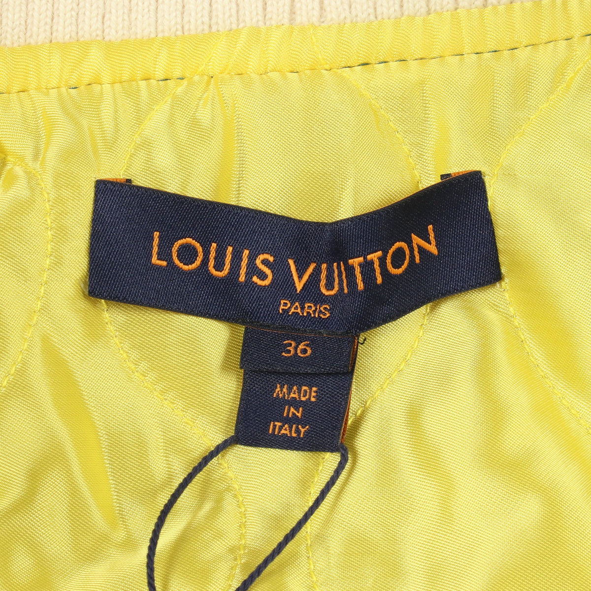 バーシティジャケット スタジャン シルク レザー グリーン ホワイト ブラック ルイヴィトン アウター LOUIS VUITTON