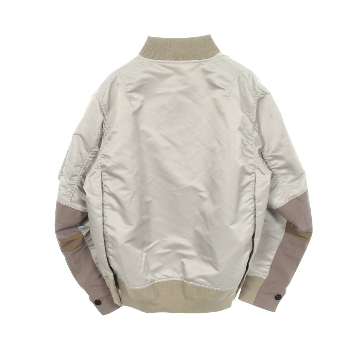 ドッキング ブルゾン ナイロン コットン グレーグリーン サカイ アウター sacai