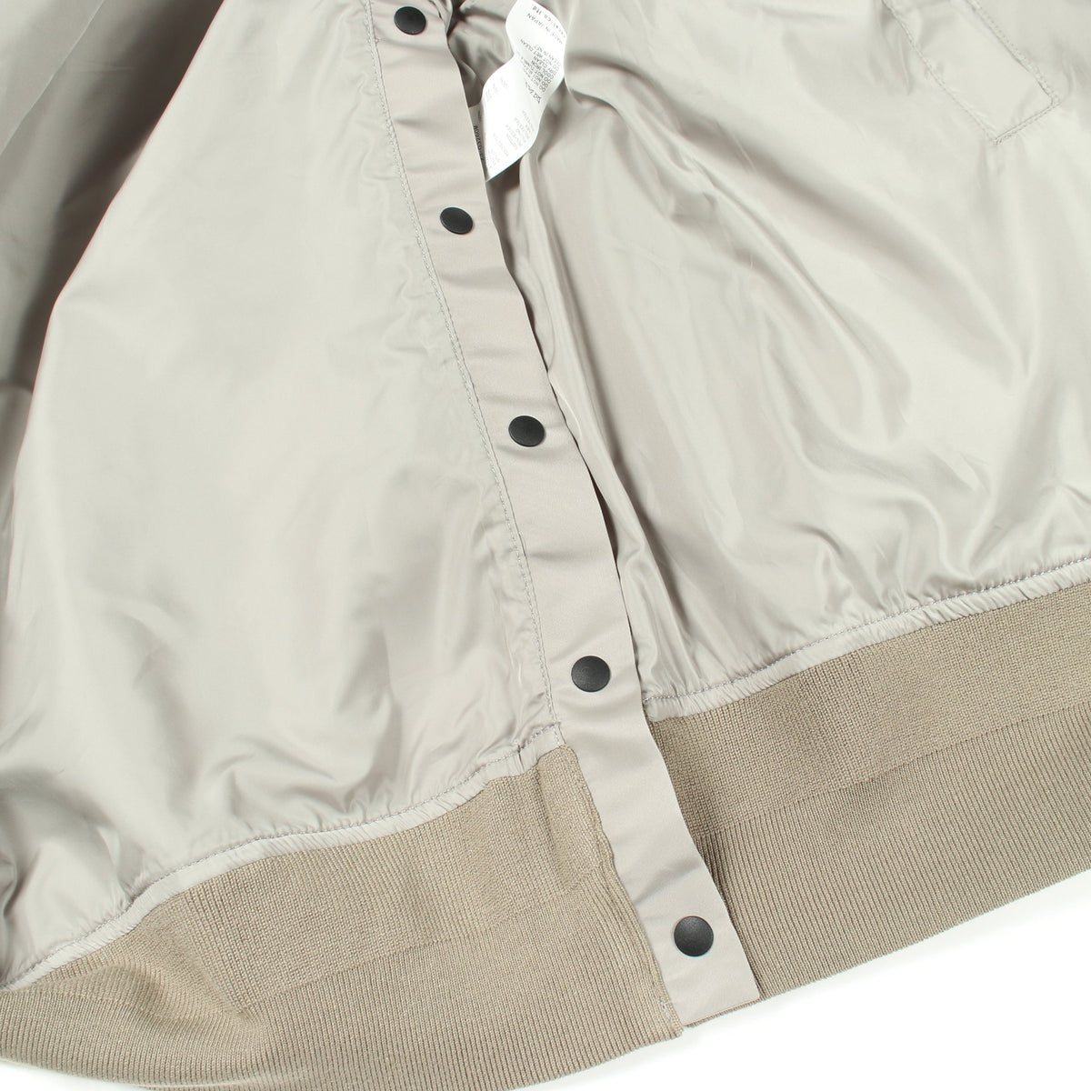 ドッキング ブルゾン ナイロン コットン グレーグリーン サカイ アウター sacai