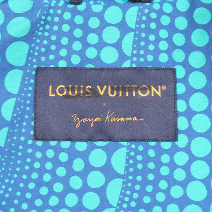 LOUIS VUITTON × yayoi kusama オールオーバーパンプキン ブルゾン コットン ナイロン ブルー ターコイズブルー ルイヴィトン アウター LOUIS VUITTON