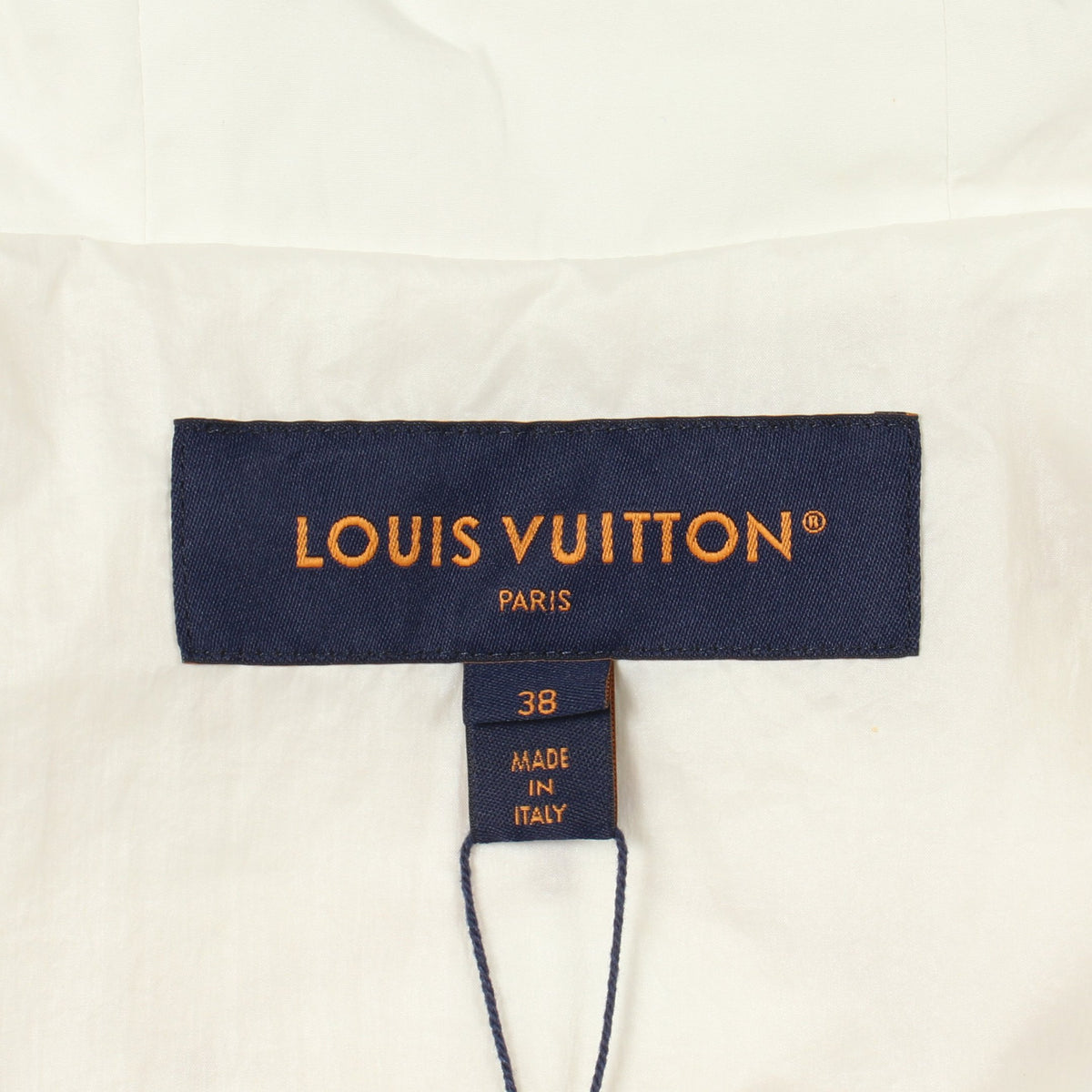 マルタージュ フード付き ブルゾン ナイロン コットン レザー ホワイト アイボリー ライトブラウン ルイヴィトン アウター LOUIS VUITTON