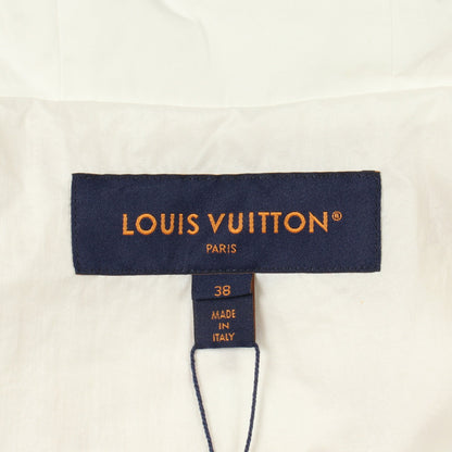 マルタージュ フード付き ブルゾン ナイロン コットン レザー ホワイト アイボリー ライトブラウン ルイヴィトン アウター LOUIS VUITTON