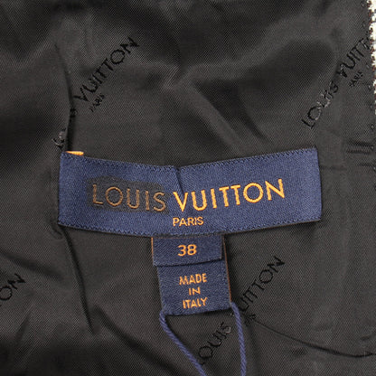 チェック ジャケット ウール アイボリー ブラウン ダークブラウン ルイヴィトン アウター LOUIS VUITTON