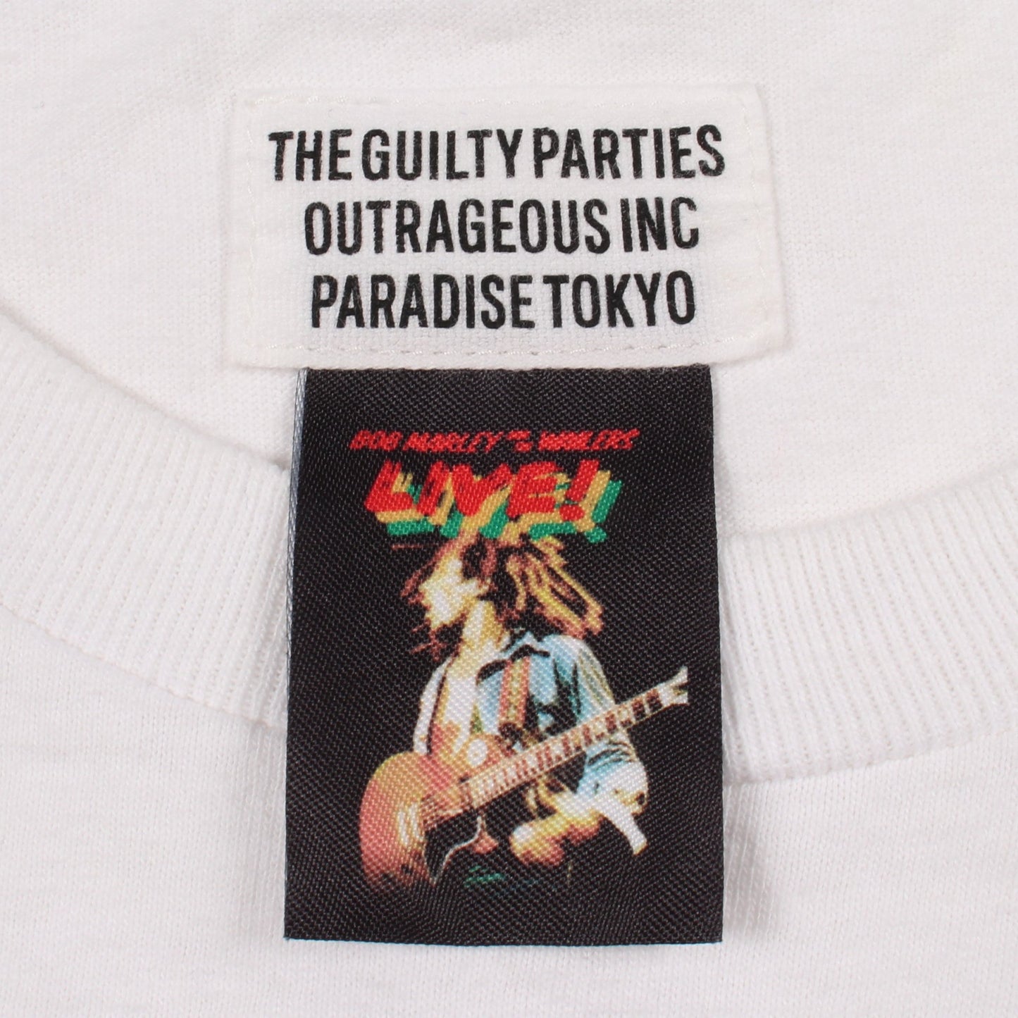 ZION BOB MARLEY 半袖Tシャツ コットン ホワイト ワコマリア