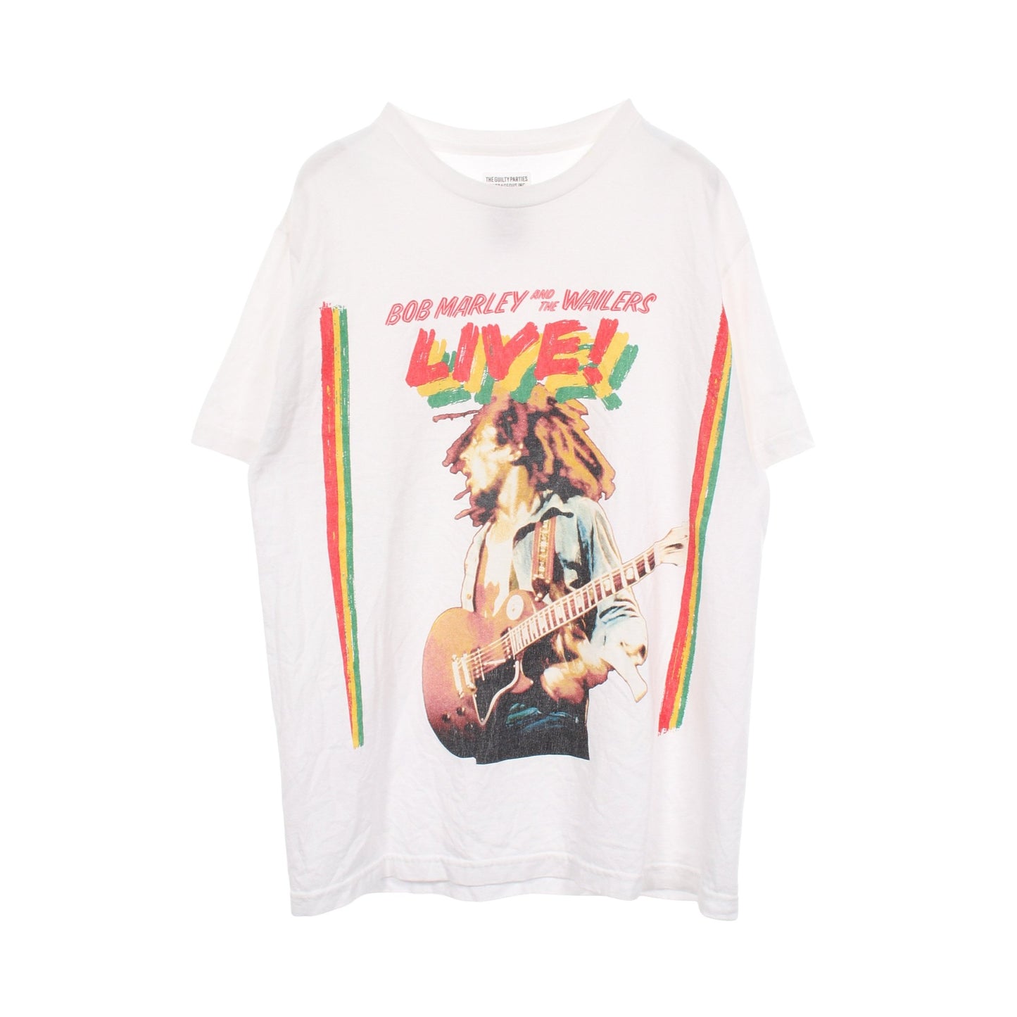 ZION BOB MARLEY 半袖Tシャツ コットン ホワイト ワコマリア