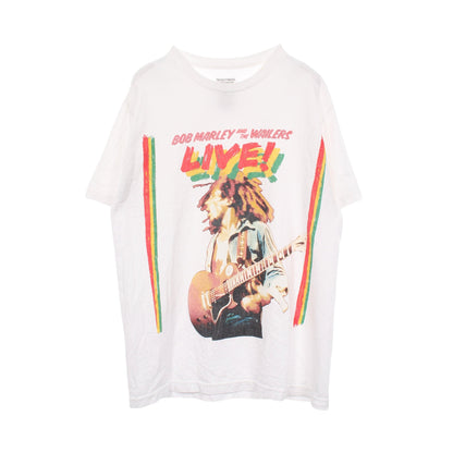 ZION BOB MARLEY 半袖Tシャツ コットン ホワイト ワコマリア