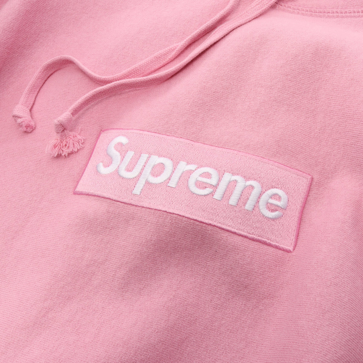 Box Logo Hooded Sweatshirt プルオーバーパーカー コットン ピンク シュプリーム