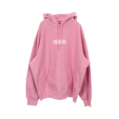 Box Logo Hooded Sweatshirt プルオーバーパーカー コットン ピンク シュプリーム