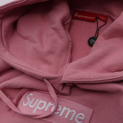 Box Logo Hooded Sweatshirt プルオーバーパーカー コットン ピンク シュプリーム