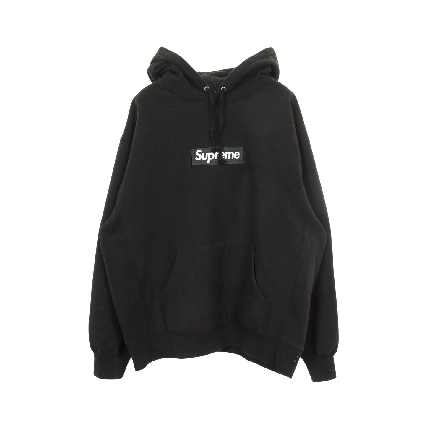 Box Logo プルオーバーパーカー コットン ブラック シュプリーム