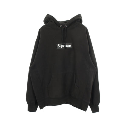 Box Logo プルオーバーパーカー コットン ブラック シュプリーム