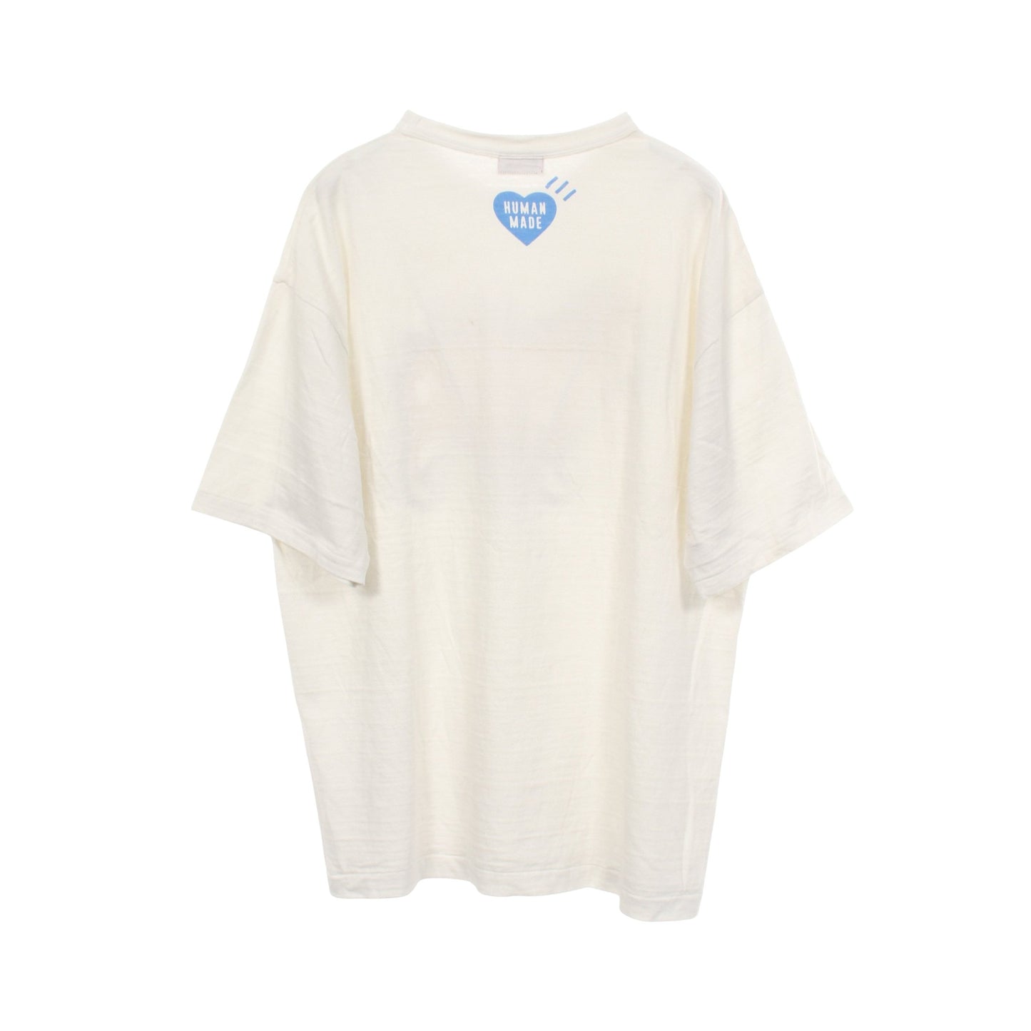 ブルドッグ オフラインストア限定 半袖Tシャツ コットン オフホワイト ブラック ライトブラウン ヒューマンメイド