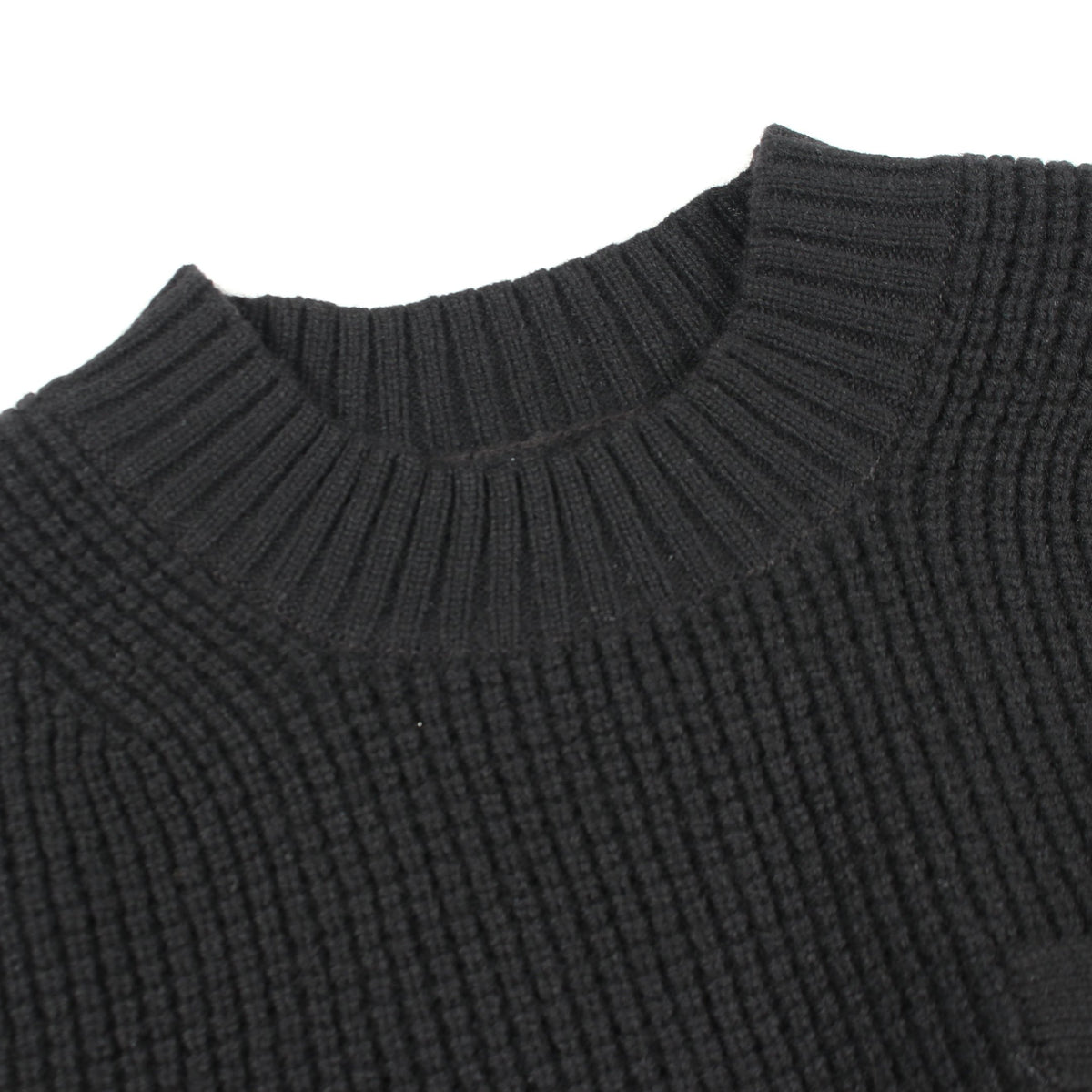 切替 ニット ウール ナイロン ブラック サカイ トップス sacai
