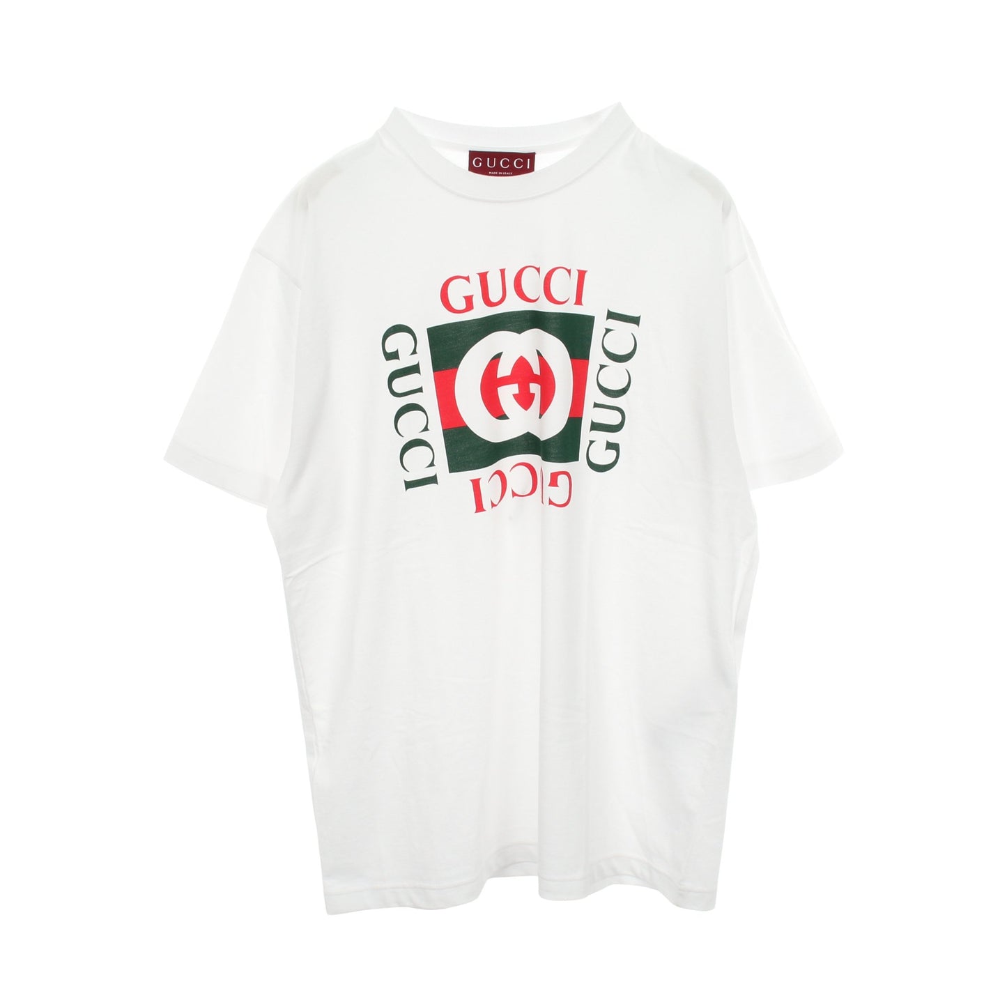 ロゴ 半袖Tシャツ コットン ホワイト グッチ