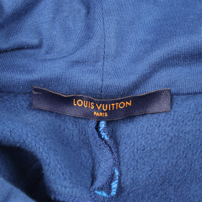 モノグラム サークルカット プルオーバーパーカー コットン ブルー ルイヴィトン トップス LOUIS VUITTON