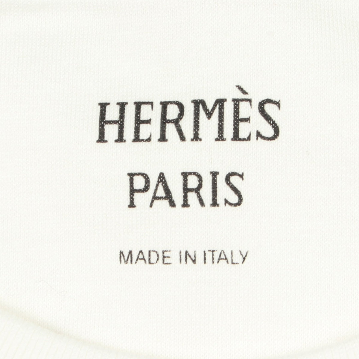 パルフロワリミックス 半袖Tシャツ コットン ホワイト エルメス トップス HERMES