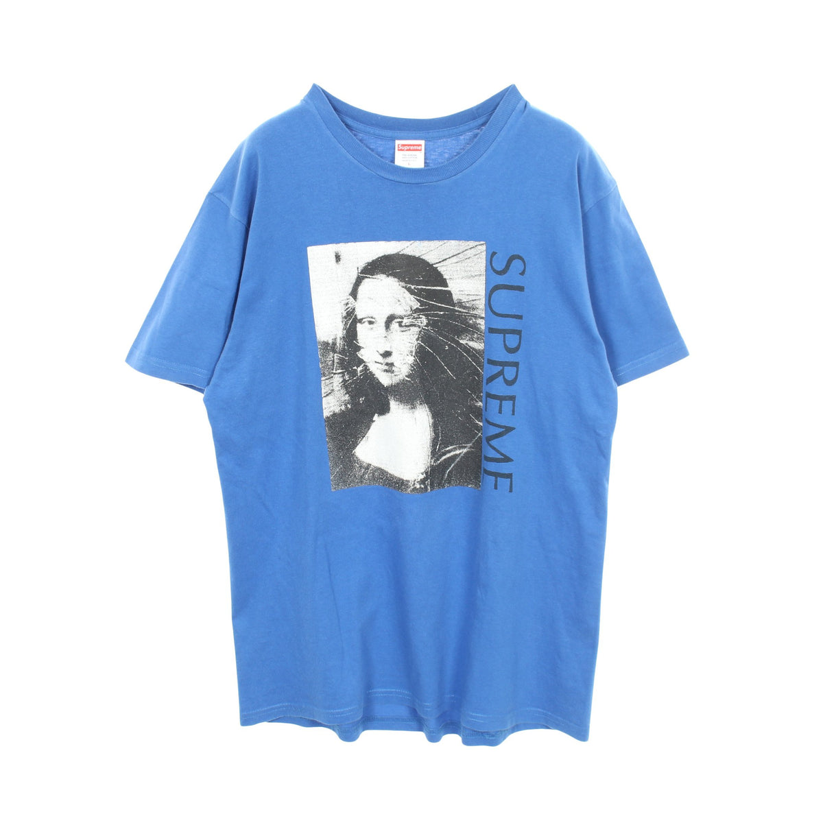 Mona Lisa 半袖Tシャツ コットン ブルー シュプリーム トップス Supreme