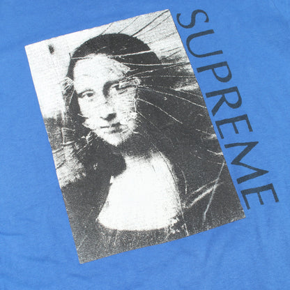 Mona Lisa 半袖Tシャツ コットン ブルー シュプリーム トップス Supreme