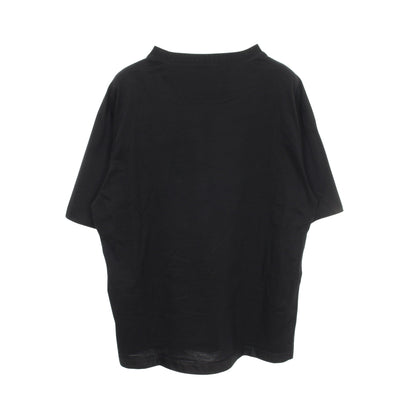 Re-Nylon トライアングルロゴ クルーネック 半袖Tシャツ コットン ブラック プラダ トップス PRADA
