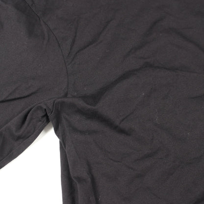 Re-Nylon トライアングルロゴ クルーネック 半袖Tシャツ コットン ブラック プラダ トップス PRADA