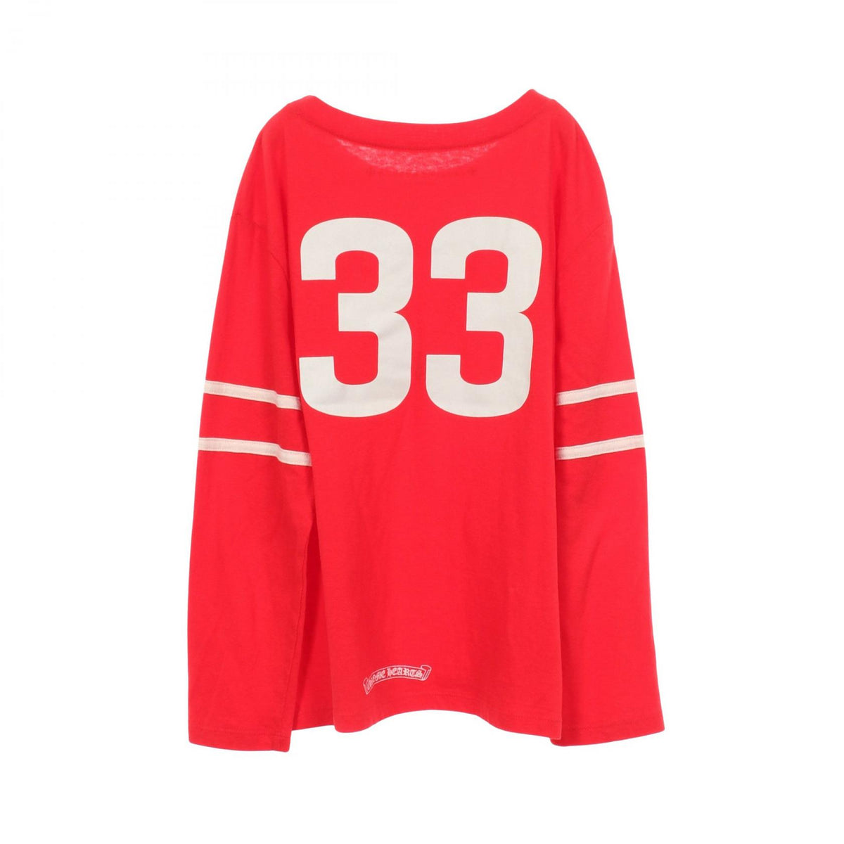 ホースシュー 33 長袖Tシャツ コットン レッド クロムハーツ トップス Chrome Hearts