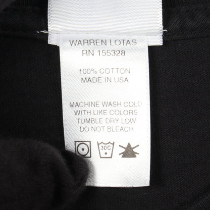 LAKERS プリント 半袖Tシャツ コットン ブラック ウォーレンロータス トップス Warren Lotas