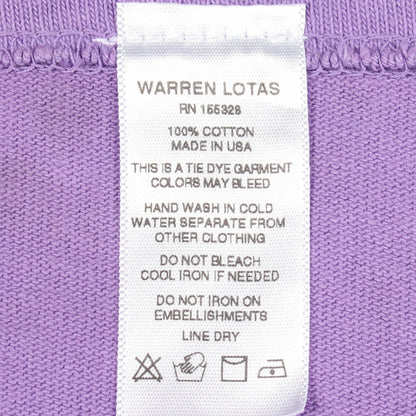VS THE WORLD タイダイ染め 半袖Tシャツ コットン パープル ブルー ウォーレンロータス トップス Warren Lotas