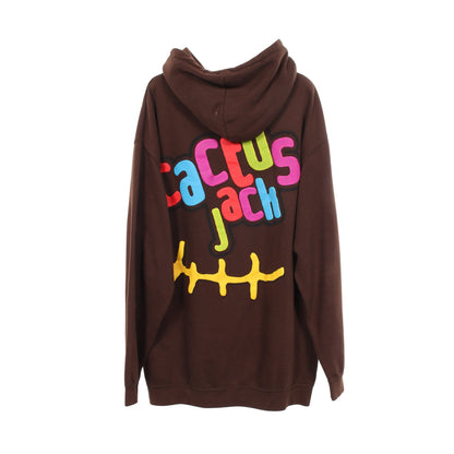 CACTUS JACK × McDonald's CJ Smile Hoodie プルオーバーパーカー コットン ブラウン カクタスジャック