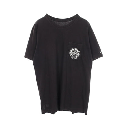 ホースシューロゴ 半袖Tシャツ コットン ブラック クロムハーツ トップス Chrome Hearts