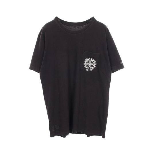 ホースシューロゴ 半袖Tシャツ コットン ブラック クロムハーツ