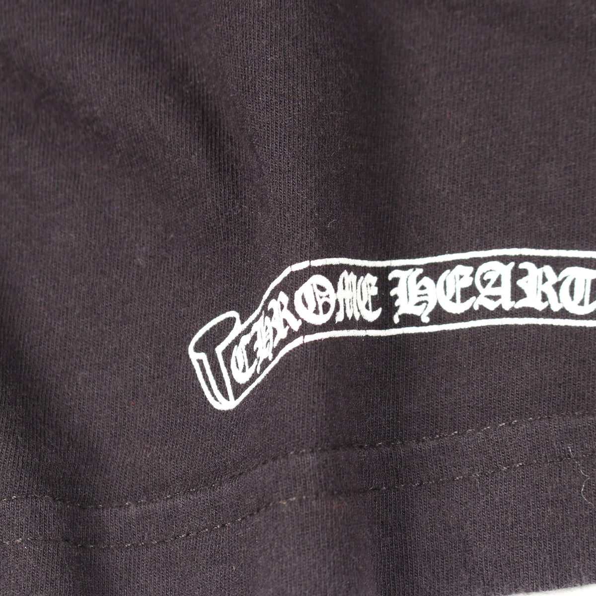 ホースシューロゴ 半袖Tシャツ コットン ブラック クロムハーツ トップス Chrome Hearts