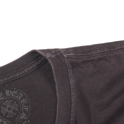 ホースシューロゴ 半袖Tシャツ コットン ブラック クロムハーツ トップス Chrome Hearts