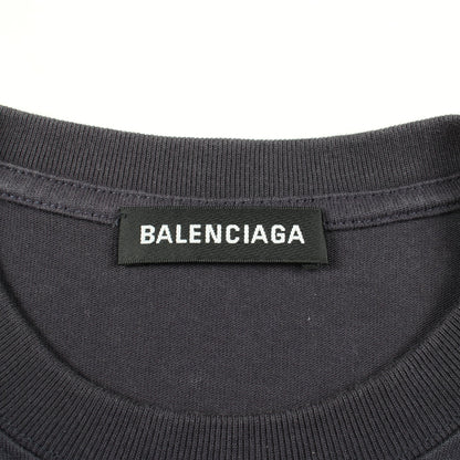 BBロゴ 半袖Tシャツ コットン ネイビー バレンシアガ トップス BALENCIAGA