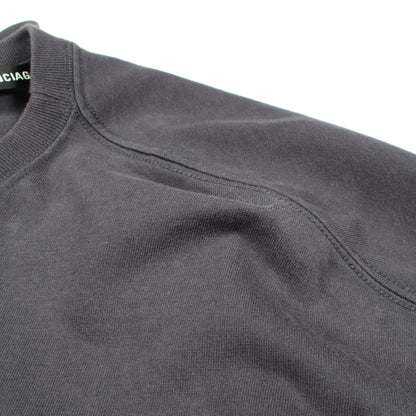 BBロゴ 半袖Tシャツ コットン ネイビー バレンシアガ トップス BALENCIAGA