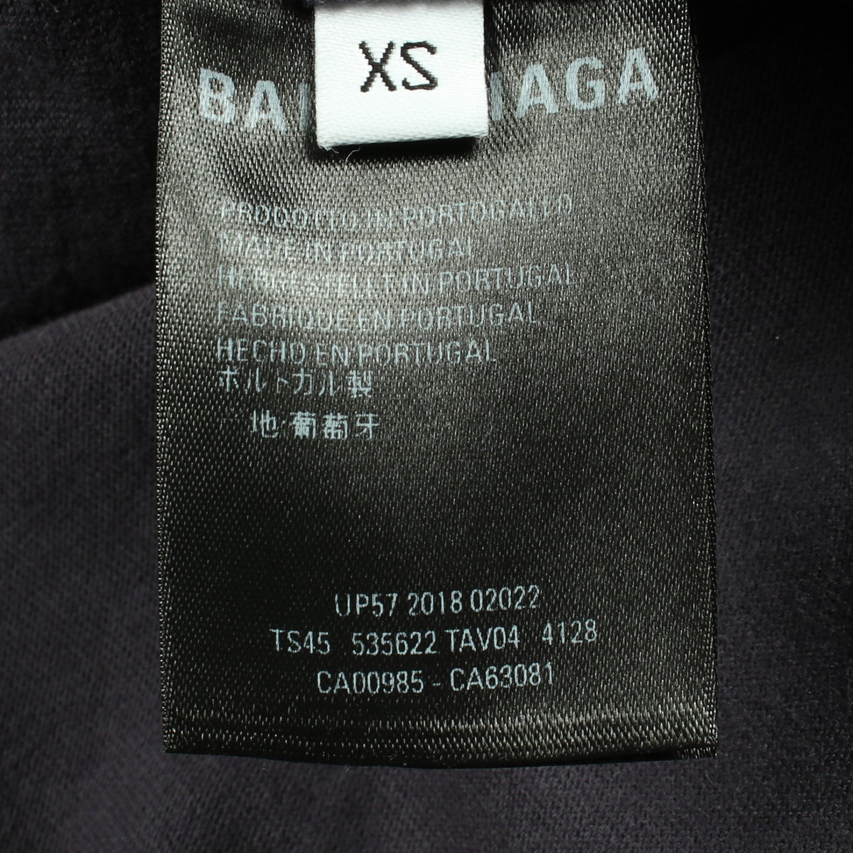 BBロゴ 半袖Tシャツ コットン ネイビー バレンシアガ トップス BALENCIAGA