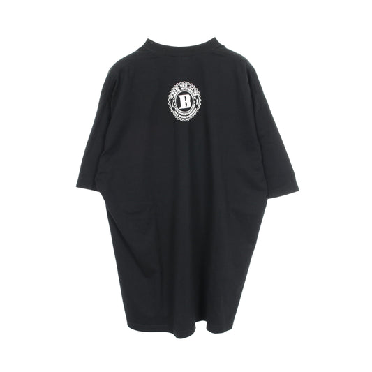 ロゴプリント 半袖Tシャツ コットン ブラック ザ ブラック ウォール ストリート