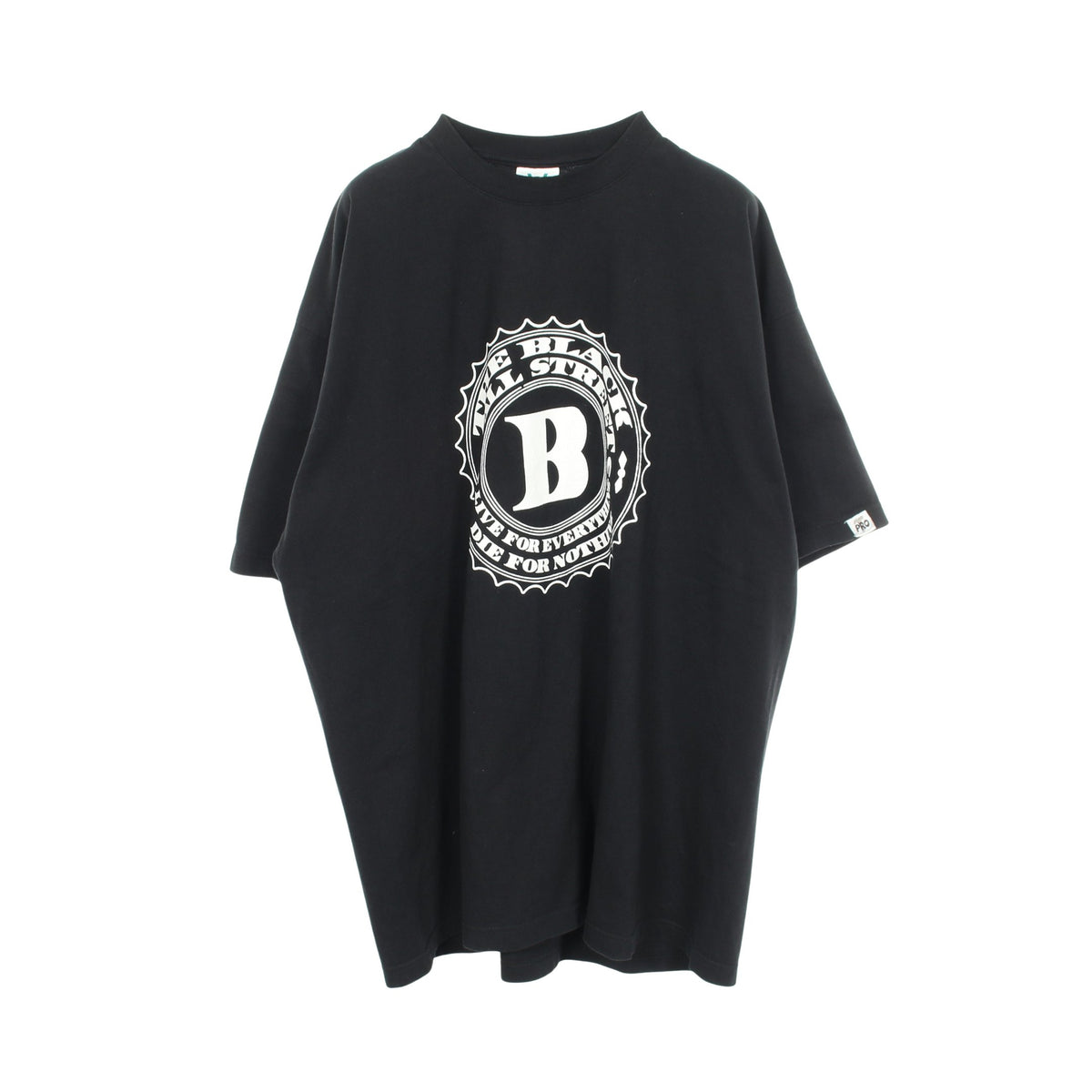 ロゴプリント 半袖Tシャツ コットン ブラック ザ ブラック ウォール ストリート トップス THE BLACK WALL STREET