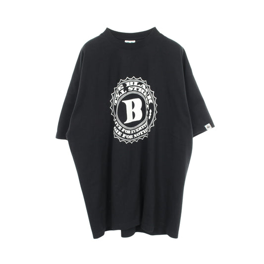 ロゴプリント 半袖Tシャツ コットン ブラック ザ ブラック ウォール ストリート