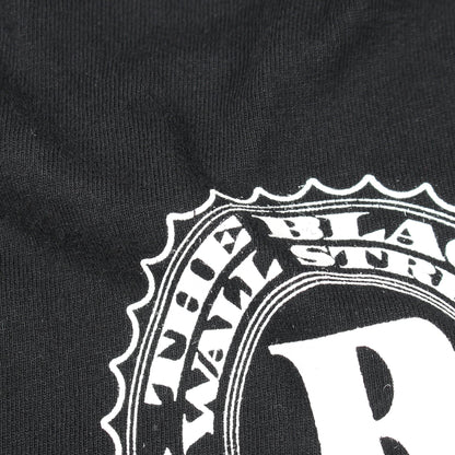 ロゴプリント 半袖Tシャツ コットン ブラック ザ ブラック ウォール ストリート トップス THE BLACK WALL STREET