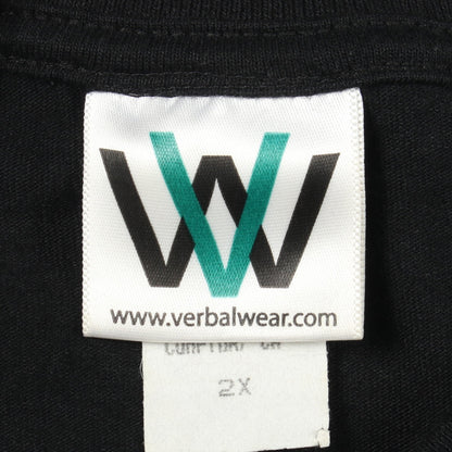 ロゴプリント 半袖Tシャツ コットン ブラック ザ ブラック ウォール ストリート トップス THE BLACK WALL STREET